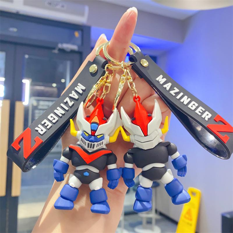 Cartoon Cool Universal Man Robot Pendant Keychain School Bag Doll Cute Jewelry Small Gift Backpack