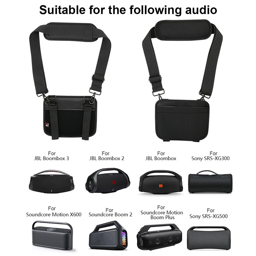 Reise Tragegurt Verstellbarer Trägerhalter Schlingengurt Schultergurt für JBL Boombox 3/Boombox 2 Tragbaren Lautsprecher
