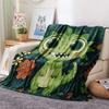 Dinosaur Print Flannel Blanket, High quality Comfortable for All Seasons, Home Decor, Warmth and Comfort, Perfect for Christmas Gifts