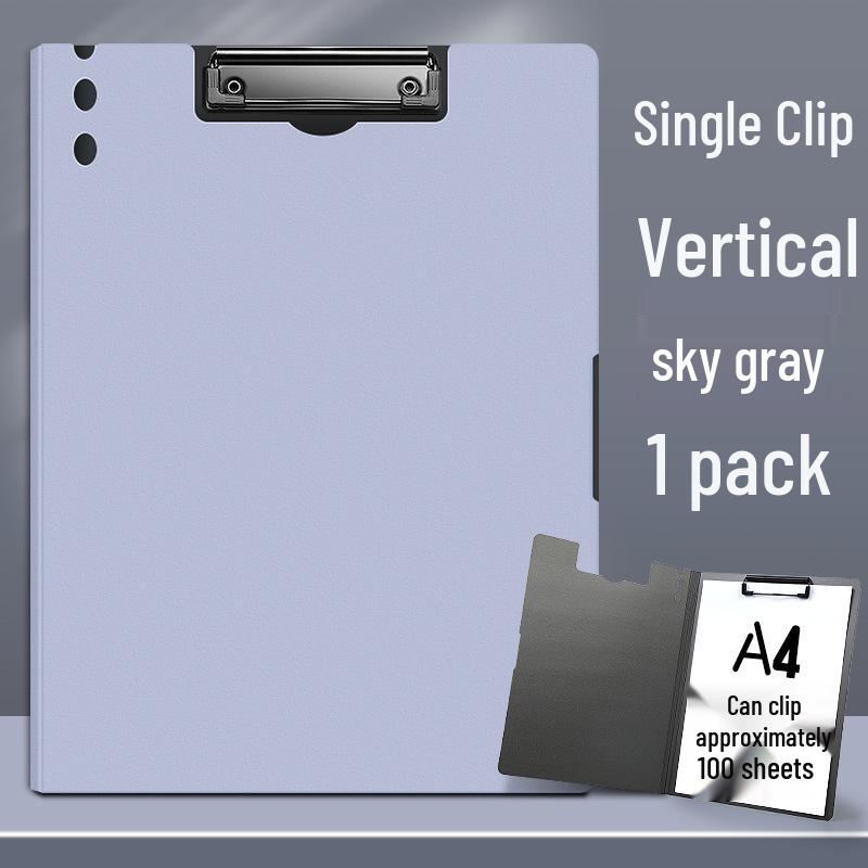 Multifunctional A4 Document Holder & Writing Board with Double Clips - Foldable A3 Book Mat