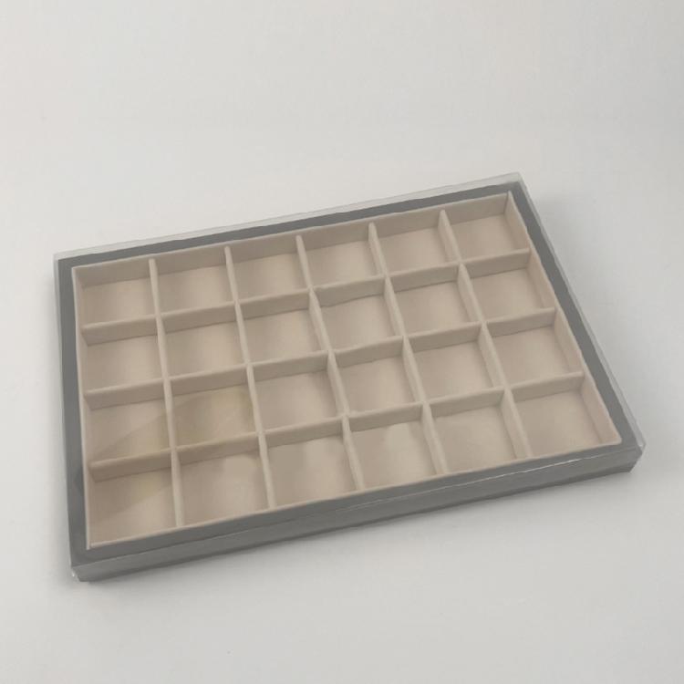 Clear Plastic Tray for Jewelry Storage and Makeup Organization Convenient for Fashion Enthusiasts and Household Use
