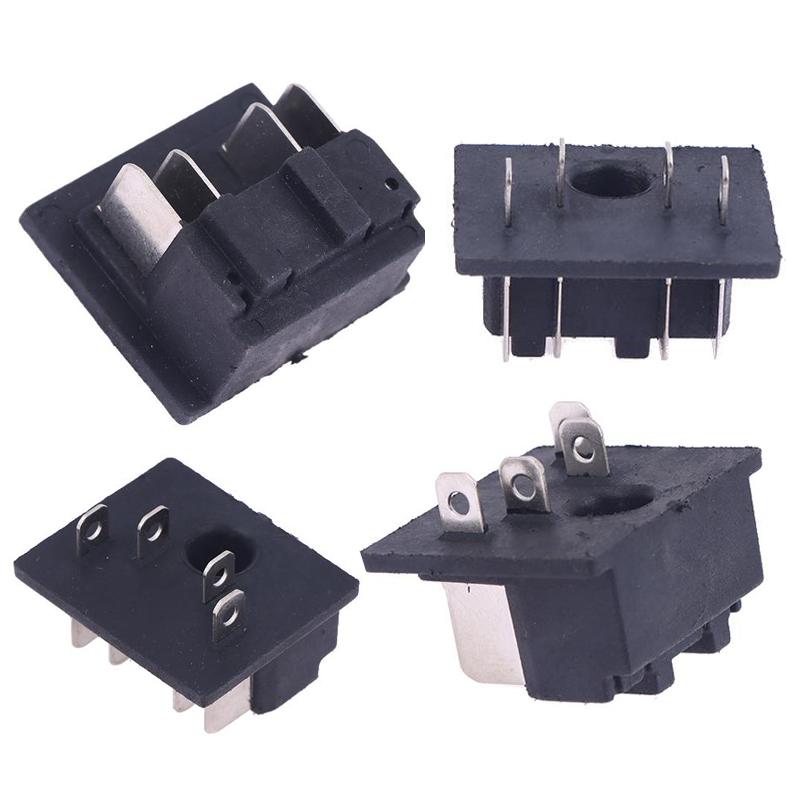 1/2 Stück Elektrowerkzeug-Akkupack 4-Pin Kupferstecker Klemmen Kontakte Ersatz-Steckerverbinder DIY Reparaturteile