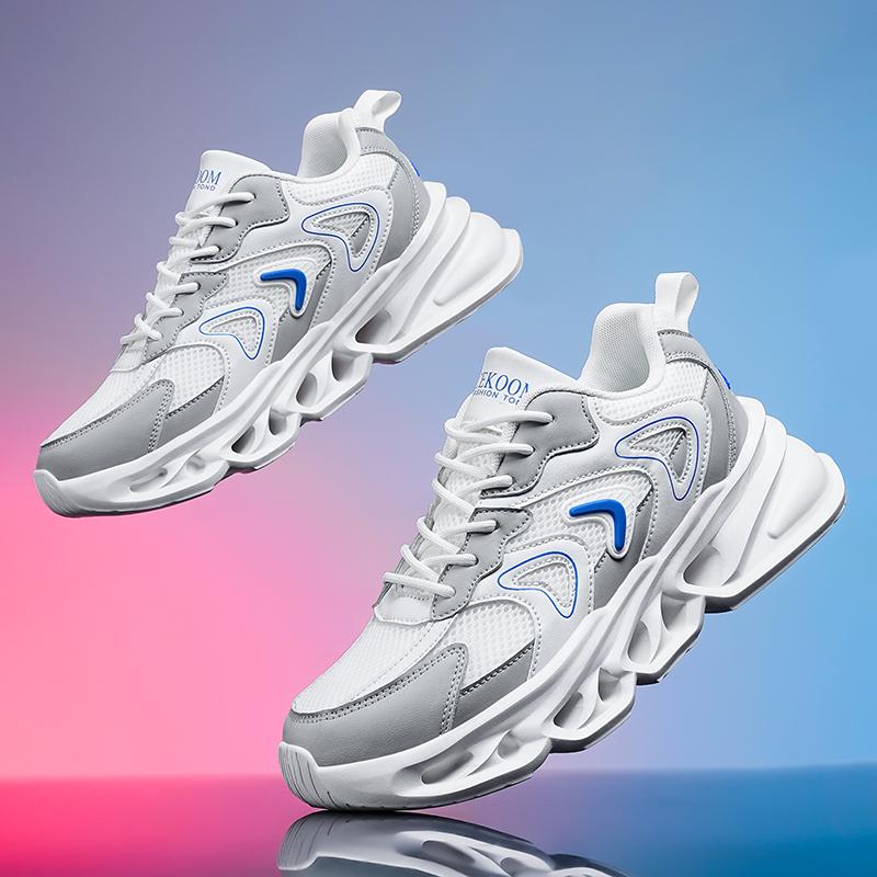 Neue Herren Lauf-Sport-Plattform Weiche Hohe Qualität Komfort Fitnessschuhe Atmungsaktiv Stoßdämpfend Outdoor-Sneaker Mann