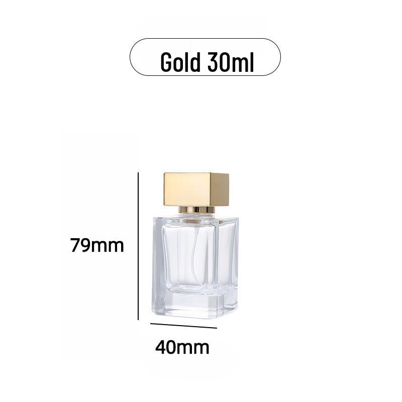 Thickened Transparent Glass Perfume Decanting Spray Bottle for Cosmetics
