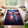 Football Messi Area Rug Perfect for Game Room Decorate Room Foyer Dining Room Anti-slip Rug Office Home Decor Best for Christmas