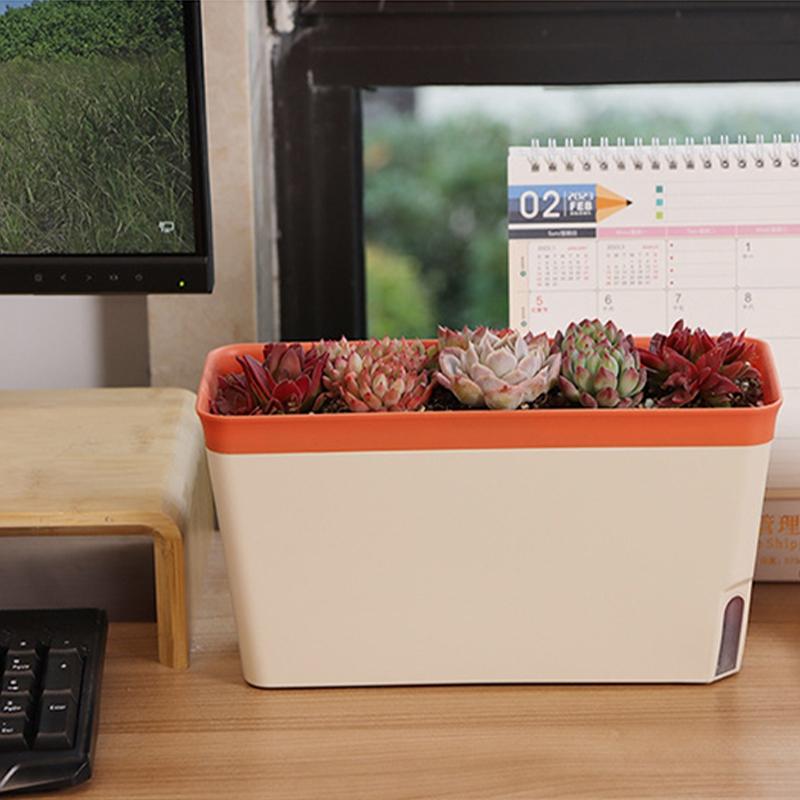 Vasi Rettangolari Vasi per Piante Succulente Vaso per Bonsai Paesaggistico Vasi per Piante Verdure Vaso per Coltivazione Fioriera Quadrata