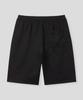 BLACK MOMENT Basic Elastic Waist Half Pants [Light Gray]