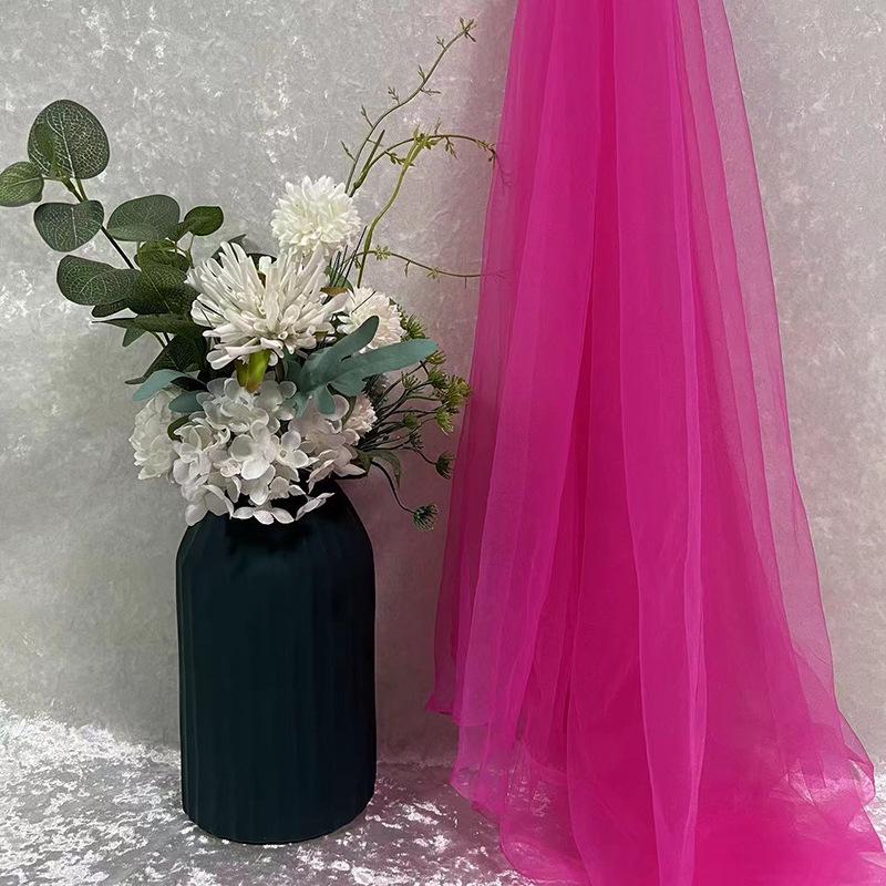 Green Soft Yarn Curtain Net for Kindergarten Decoration, Scene Layout, Wedding Backdrop, and Dress Fabric