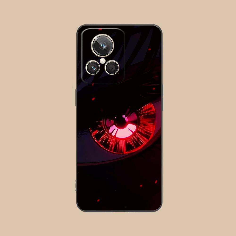 Anime Eyes Phone Case for Realme 15 14 13 12 11 10 9 Pro Plus T i Lite 5G Soft TPU Shockproof Cover