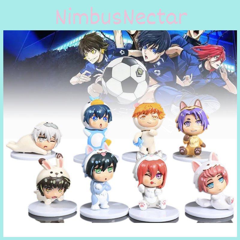8 Pieces Pvc Anime Figure Set Featuring Unique Characters From Popular Series Perfect For Collectors