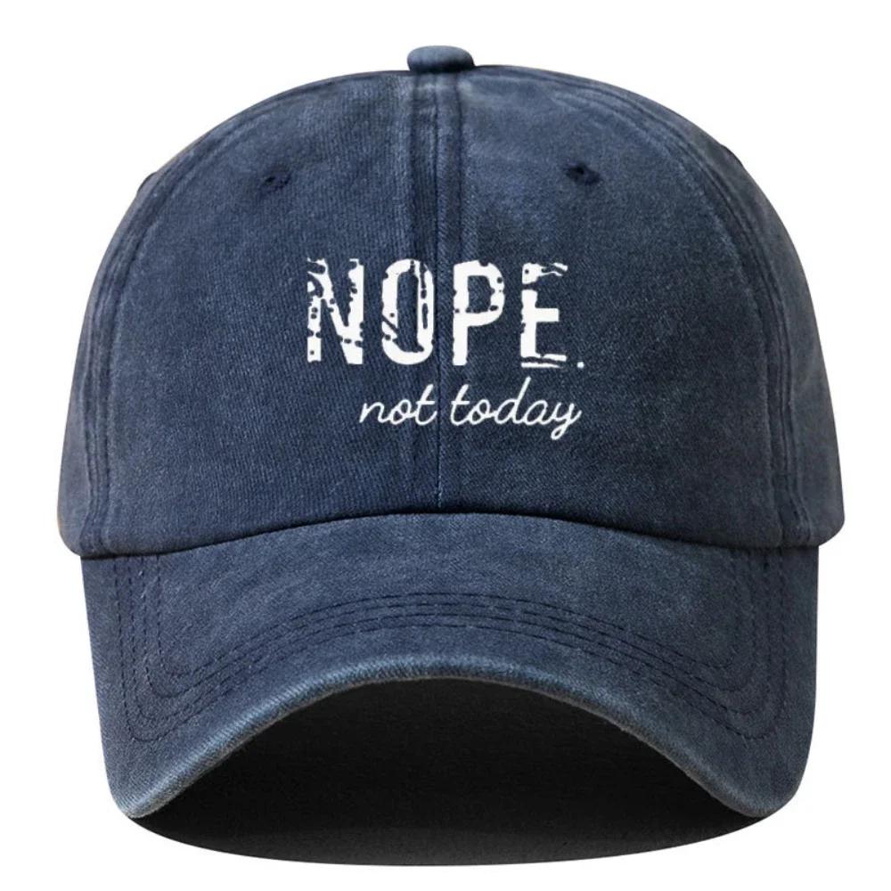 Vintage letter printed baseball caps for men and women for daily leisure, commuting, sports, and sun protection