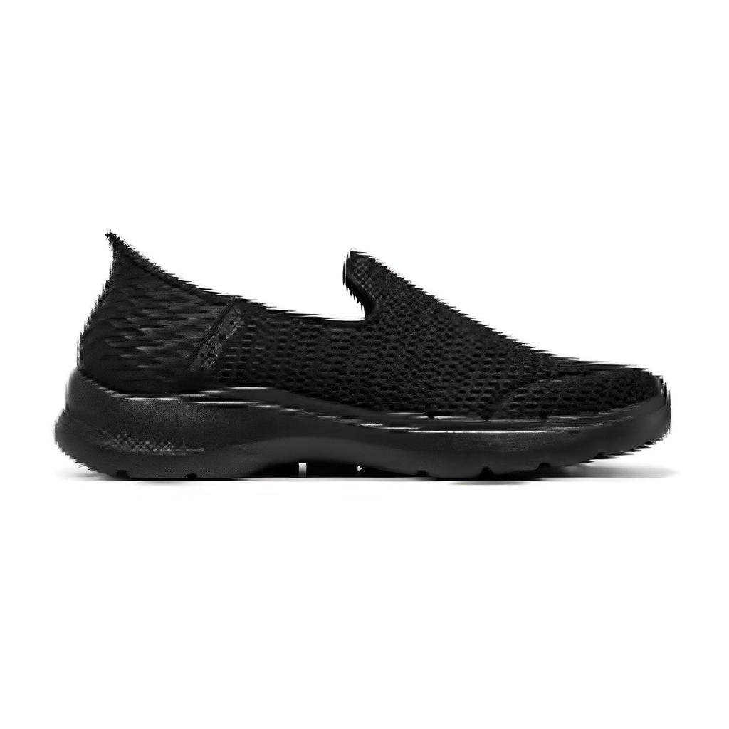 Skechers Go Walk 6 Slip-Ins Bequem Langlebig Atmungsaktiv Niedrig geschnitten Freizeitschuhe Herren Sneaker Schwarz 894234-BBK