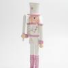 Pink King Wood Walnut Cracker Puppet Soldier Christmas Decoration forXmas Decor NewYear Gift