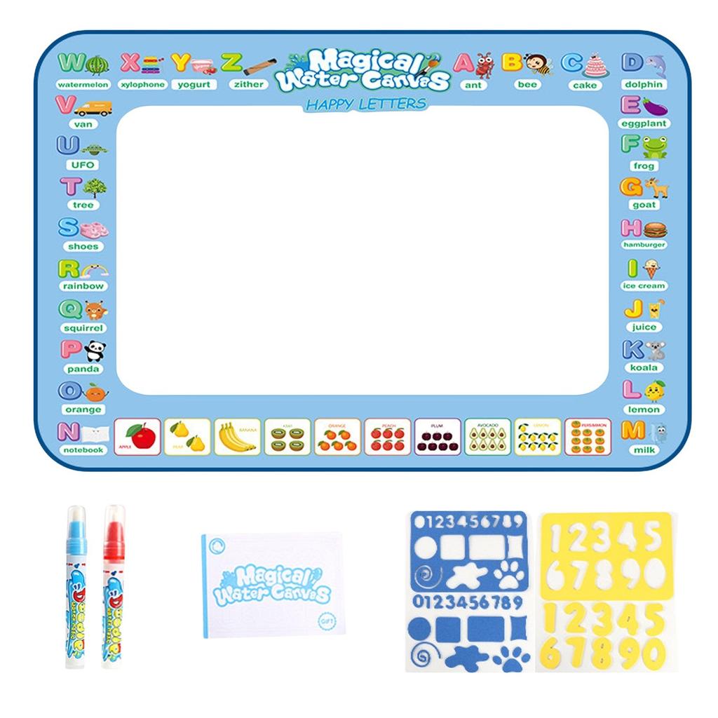 Water Pad 39 X 31Inch Extra Large Art Water Color Pad Reusable Foldable Water Painting Pad Educational Painting Toy Set For Children Over 3 Years Old