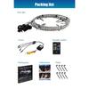 Symphony LED Car Hub Lamp Double Sided APP Remote Sound Control Waterproof Neon Wheel Ring 12V Auto Decorative Atmosphere Light