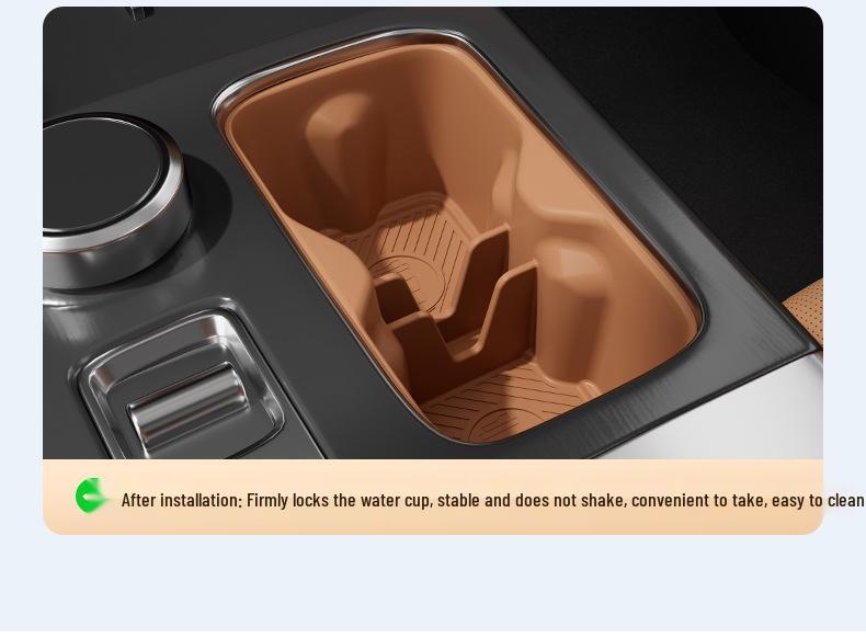 Chery iCAR 26 V27 Center Console Silicone Cup Holder Pad - Anti-slip Car Accessory
