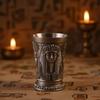 Metal Cocktail Cup Retro Theme Easy Cleaning Design Metal Texture Suitable for Adding Laughter to Daily Hydrations