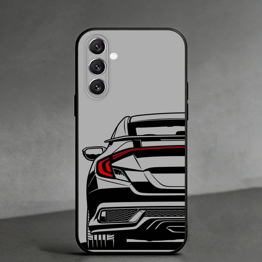 Sports drift racing car Phone Case For Samsung Galaxy A91,80,73,72 ,71,53,52,32 ,31,22,21s,20,Soft Black Case