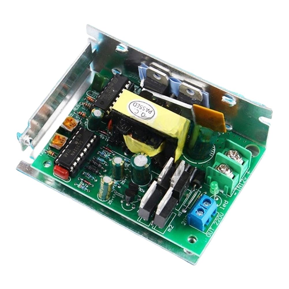 100W Power Inverter Module DC 12V To AC 220V Converter Modified Sine Wave Adjustable Output Range From 180V To 230V