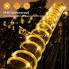Rainbow 120 LED, 12m Outdoor Solar Neon Tube Lights, Waterproof Decorative Fairy Strip Lights