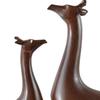 2Pcs Statue Craft Feng Shui Crafts Lucky Animal Figurines Sculpture for Mantel Home Tabletop Living
