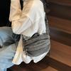 Bolso de Hombro de Mezclilla para Mujer Bolso Cruzado de Color Sólido Bolso para Teléfono Móvil
