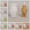 Elk Christmas Candle Mold Christmas Tree Plaster Mold Candle Making Tools  Festival Decorations