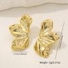 Irregular Design Flower Shape, Shi Earrings Personalized Creative Shape Elegant Earrings
