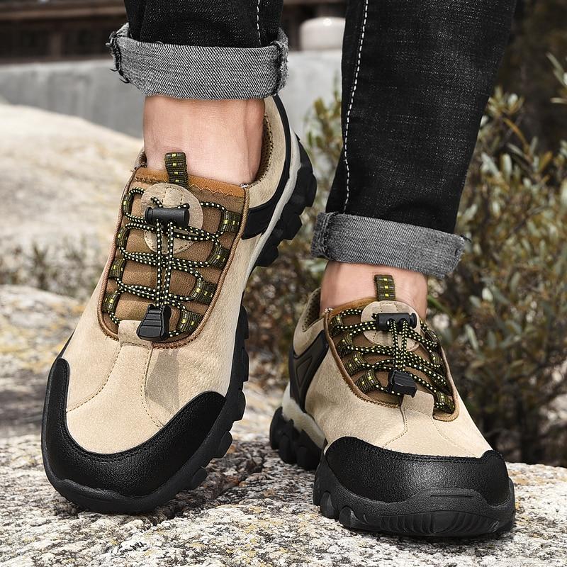 Men 'S Classic Non -Slip Tactical Hiking Shoes Lightweight Breathable Hunting Shoes Durable Men 'S Outdoor Sports Shoes