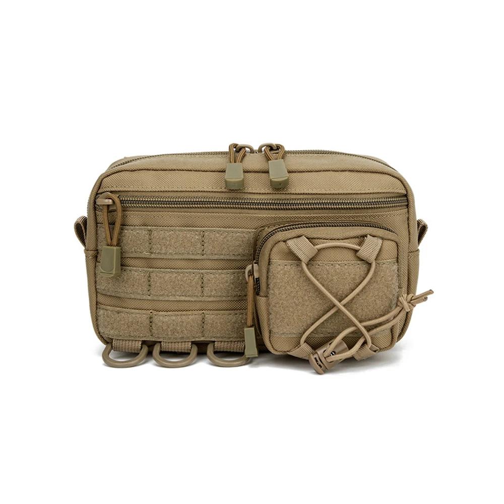 

1000D Molle Admin Pouch EDC Organizer Hunting Bag Utility Tools Pouch Poast Bag Outdoor Fanny Pack for Hunting Альпінізм Велоспорт дубильна кора