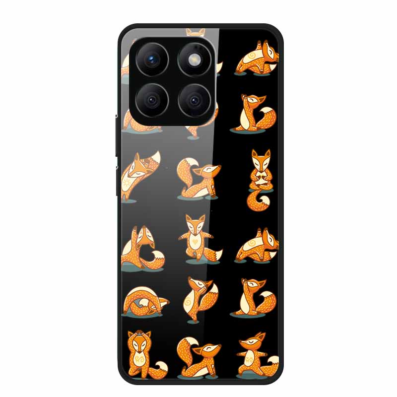 For Honor X8c Case X8 c X 8c Tempered Glass Hard Back Cover Phone Case For Honor X8c 4G Case HonorX8c X 8 c Capa Soft TPU Bumper