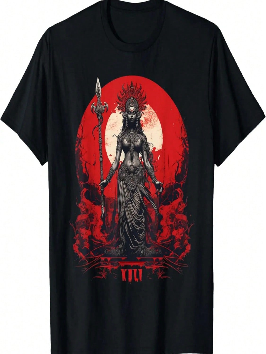 Kali Goddess Of Death, Time And Doomsday Hindu God Occult T-Shirt S разноцветный