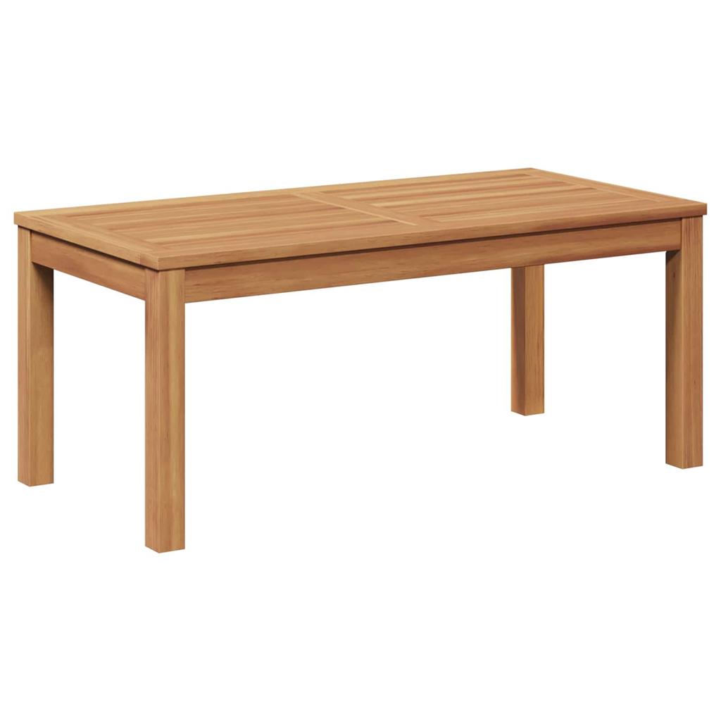 Garden Sofa Set 4 Pcs Natural Solid Teak Wood