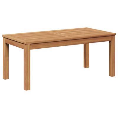 Brown Table 95 X 45 X 40 Cm Solid Teak Wood
