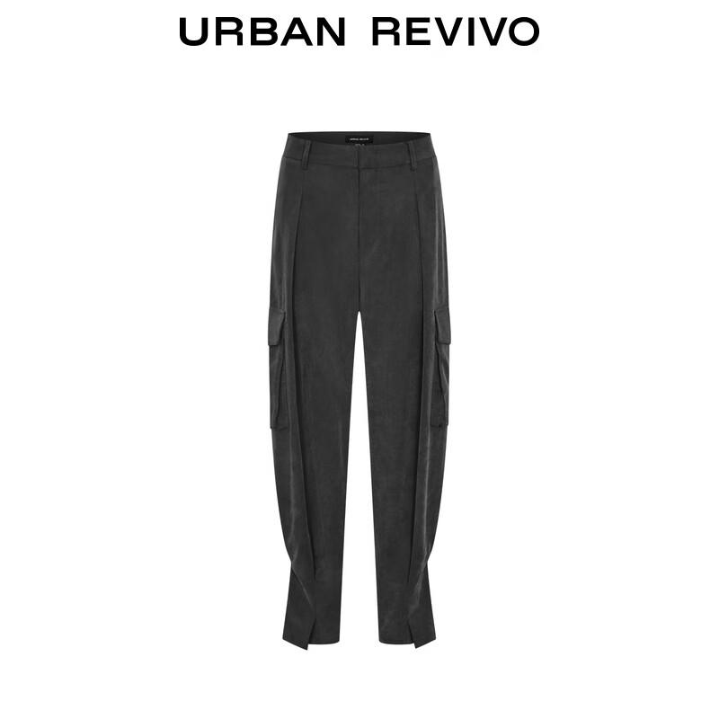 UR Women's Pleated Symmetrical Patch Pocket Carrot Pants