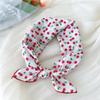 1pcscotton and Linen Square Scarf, Cherry Blossom Printed Tie Scarf, Headscarf, Women's Filthy Headscarf, Women's Headscarf, He
