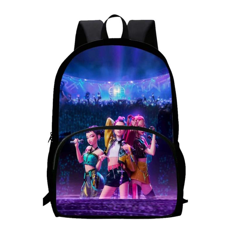 K-Pop Inspired Demon Hunter Themed Large Capacity Backpack School Travel Unisex Oxford Fabric Daypack