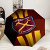 Ombrello con Emblema di Squadra di Calcio a 8 Stecche per Viaggio, Campeggio, Ombrello Leggero Portatile Casual, Essenziale per ogni Famiglia Regalo per le Vacanze