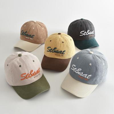 Chapeau de Soleil à Visière Duckbill Réglable Unisexe pour Enfants | Casquette de Baseball Mode Enfant avec Design Simple à Lettres