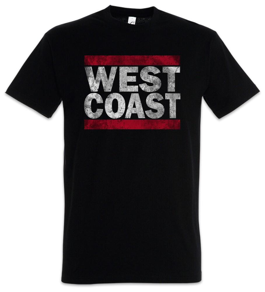 

West Coast Men s T-Shirt Westide Run Rap Hip Hop Gang DMC West Coast USA S