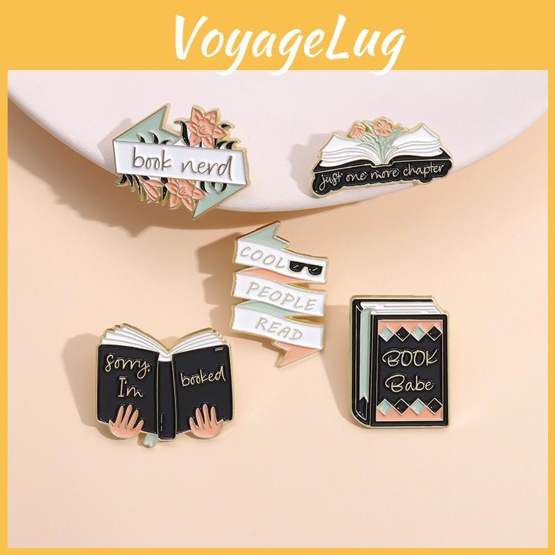 Brooch Stylish Alloy With Playful Cartoon Flowers And Letters Perfect For Unique Statements Fashion