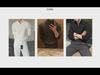 Men's High-End White Half-Turtleneck Zipper Knit Pullover Sweater, Fashionable and Versatile Long-Sleeved Jacket
