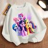 Niedlicher kleiner Pferd Rundhals-Hoodie für Kinder, Langarm-Freizeit-Oberteil für Jungen und Mädchen im Frühling und Herbst