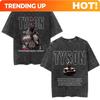 Customization Washed Vintage Mike Tyson Graphic T-shirts Men Women Clothing Fashion Retro Boxing T Shirt Men's Cotton Casual Ove