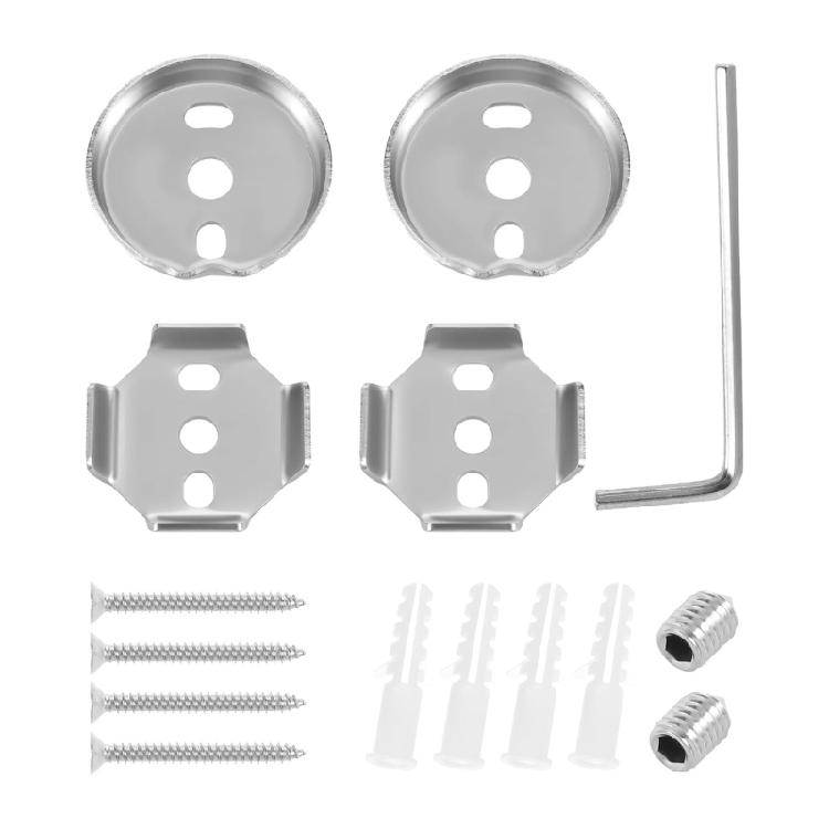 

15Pcs Universals Bathroom Hardware Replacement Set Includes Corrosion Resisent Screws for Towel Racks Hook Mounting 1