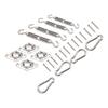 Edelstahl Sonnensegel Hardware Kit Spannschloss Federhaken Markisenbefestigungszubehör