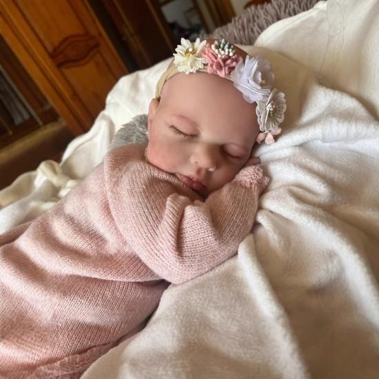 

Лялька Reborn Loulou 48 см. Подарункова дитяча лялька рожевий