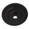 Bike Headset Top Cap Aluminum Alloy Plastic Headset Stem Cap Cover for Bike Modification Black