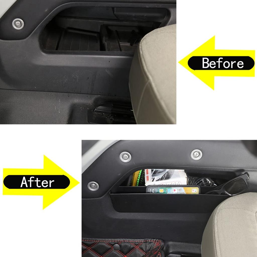 METYOUCAR Center Console Storage Box for Land Rover Defender 90/110 (2020-2023), Defender-Specific Side Storage Box for Small Items, Easy Installation