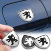 1Pcs 3D Metal Auto Door Shield Emblem Car Body Badge Sticker Styling For 308 408 508 RCZ 208 3008 2008 206 207 108 406 407 408 206 207 306 307